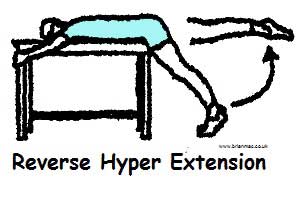 Reverse hyper extension